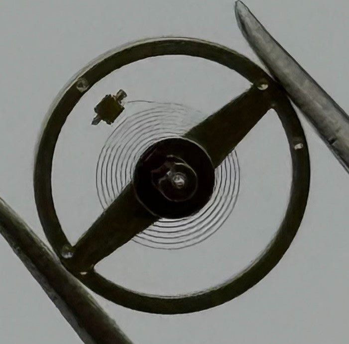 Ebosa 86 87 Balance Wheel Complete And Spring 8¾’’’ 1249 Watch Movement Parts
