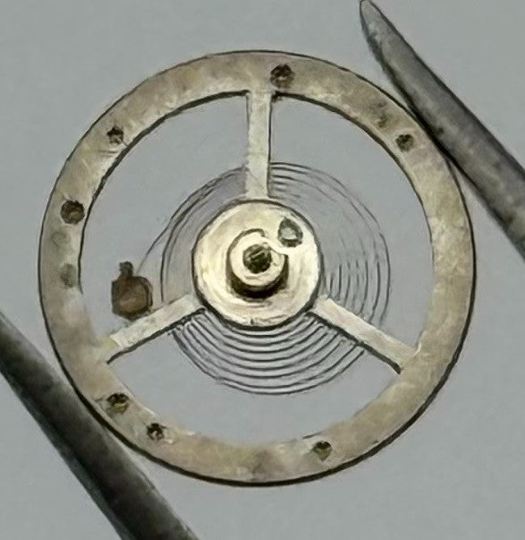 Ebosa 86 87 Balance Wheel Complete And Spring 8¾’’’ 1249 Watch Movement Parts