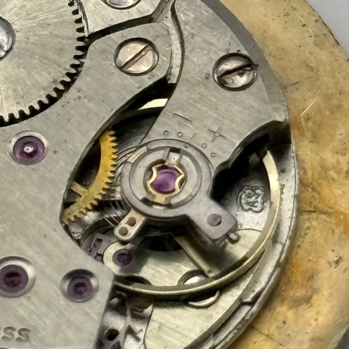 AS 1790/92 Watch Movement A. Schild Jupex 17 Jewels Swiss Manual Wind Parts