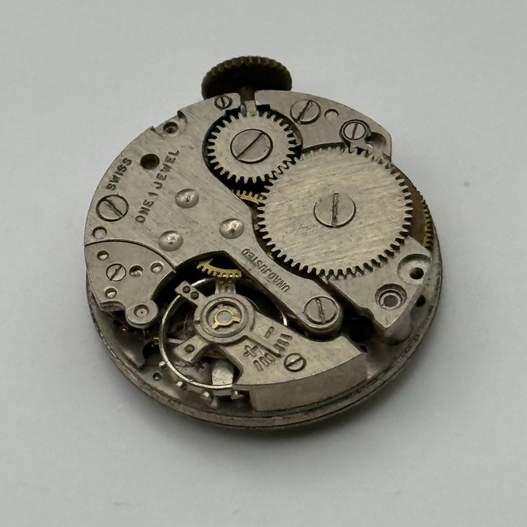 EB Bettlach 1431N Watch Movement Davar 1 Jewel Swiss Rare Parts Repair 19.7mm