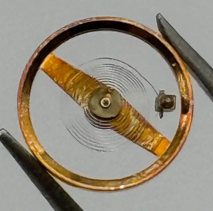 BFG 927 Balance Wheel Complete And Spring 5¾x8’’’ 1512 Watch Movement Parts NOS