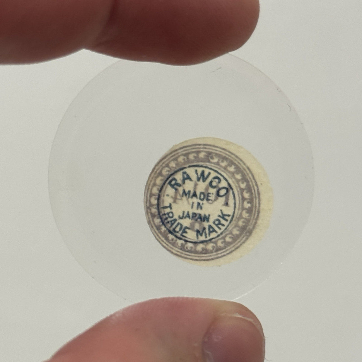 35mm Pocket Watch Glass / Crystal - 10 1/4 - 8 - 0.9mm Height - Rawco - Antique
