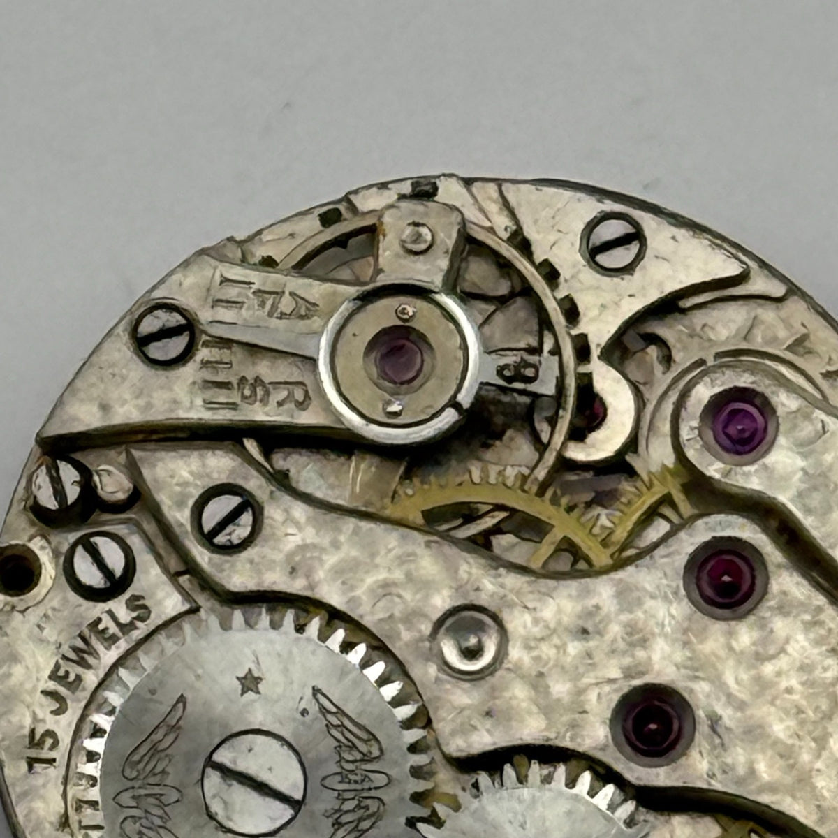 Rotary 5/290 Watch Movement 15 Jewels Swiss Manual Wind Parts Repair 19.3mm