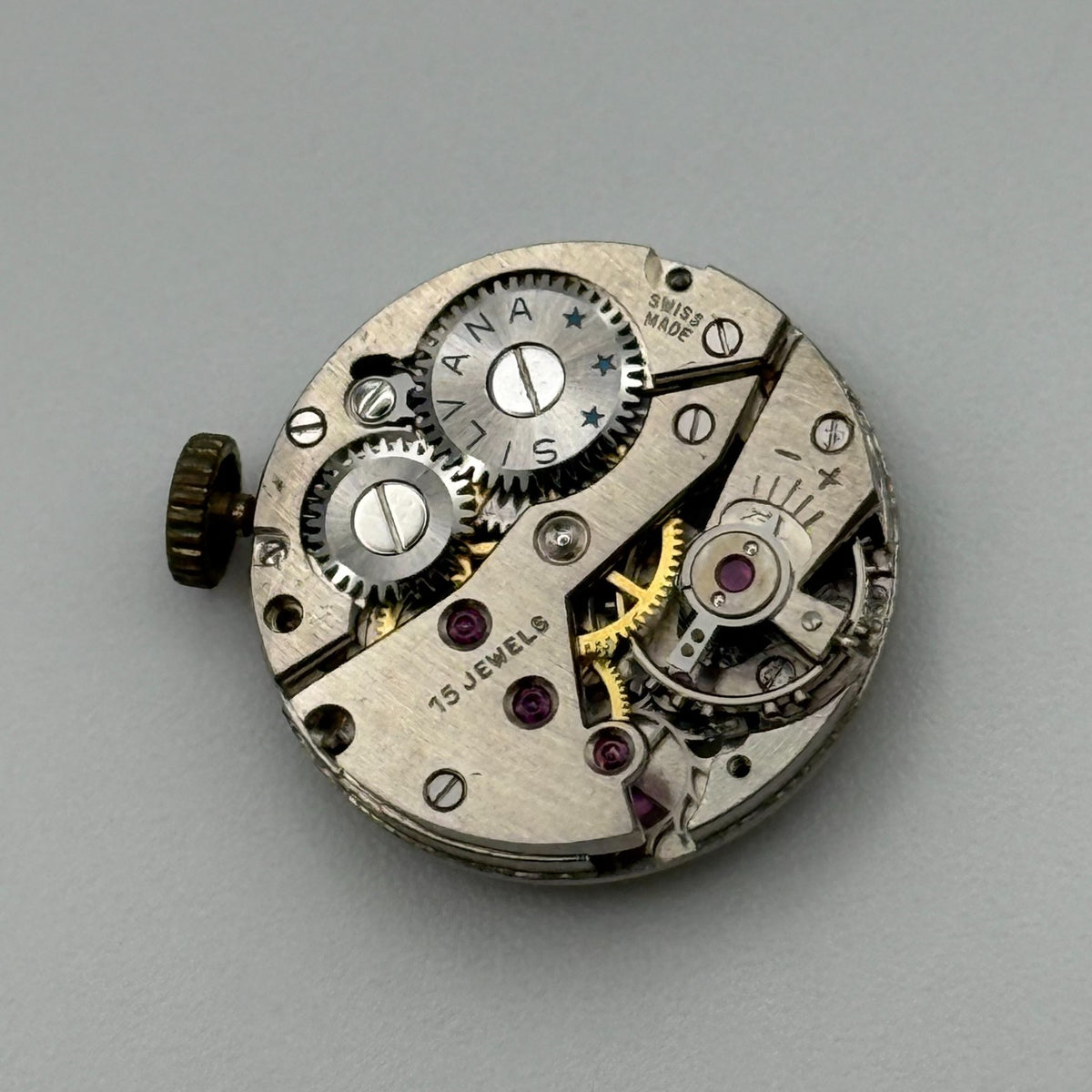Unitas UT 630 Watch Movement - Silvana - Running - For Parts / Repair