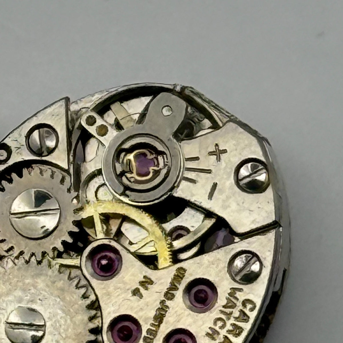 FEF 6630 Watch Movement Caravelle 17 Jewels Swiss Manual Wind Parts Repair 13mm