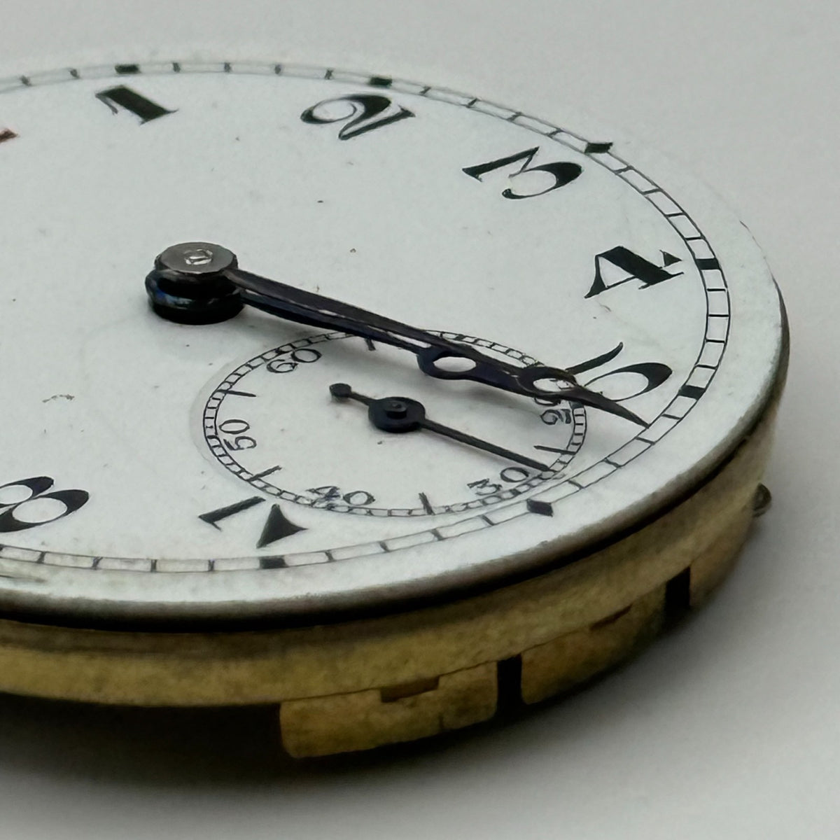 Trench Watch Movement Subseconds Manual Wind Vintage Parts Repair 27.8mm