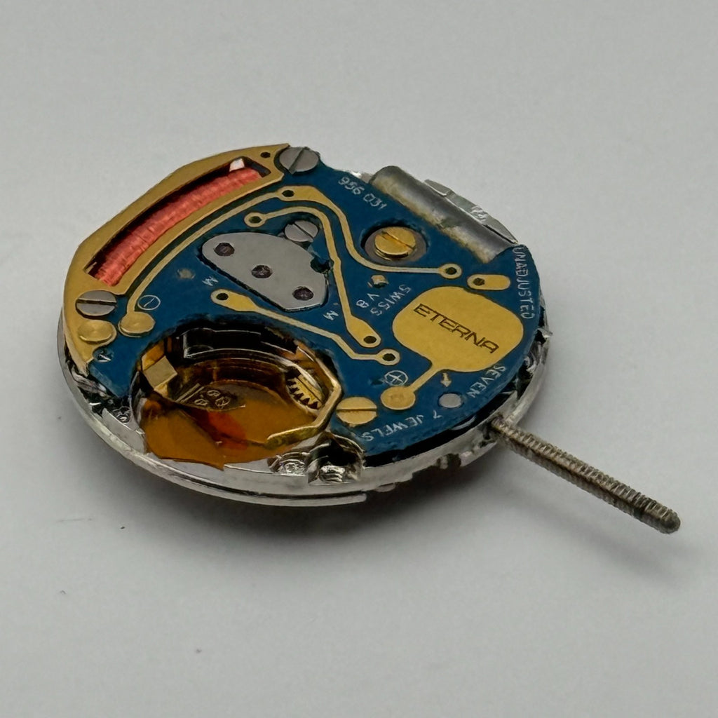 ETA 956.031 Watch Movement Quartz Eterna Swiss 7 Jewels Parts Untested 17.4mm