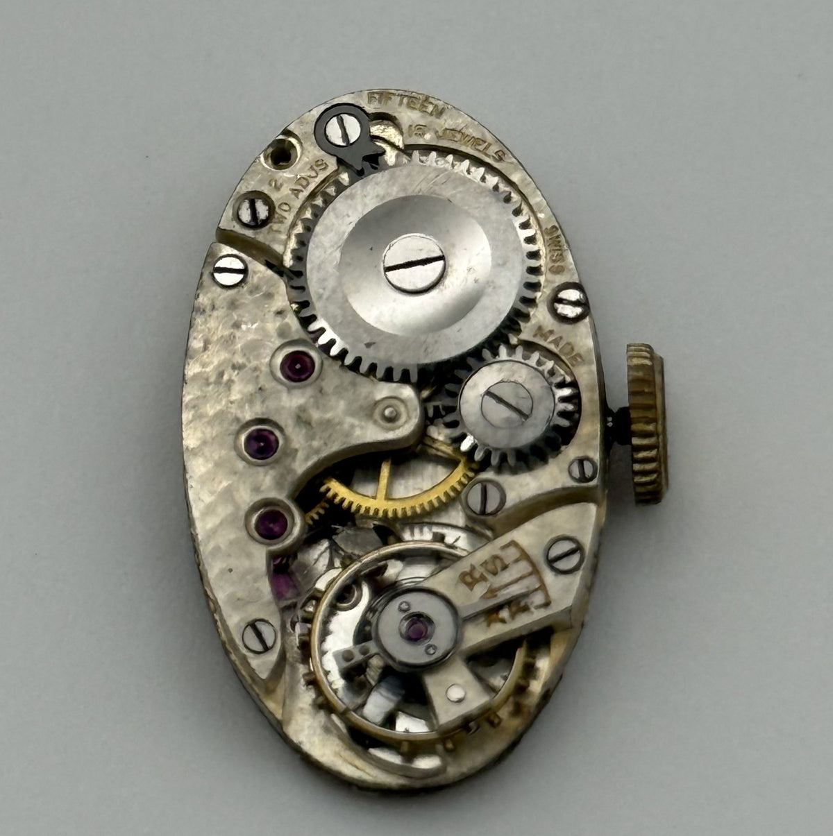 FHF Watch Movement - Fontainemelon - For Parts / Repair