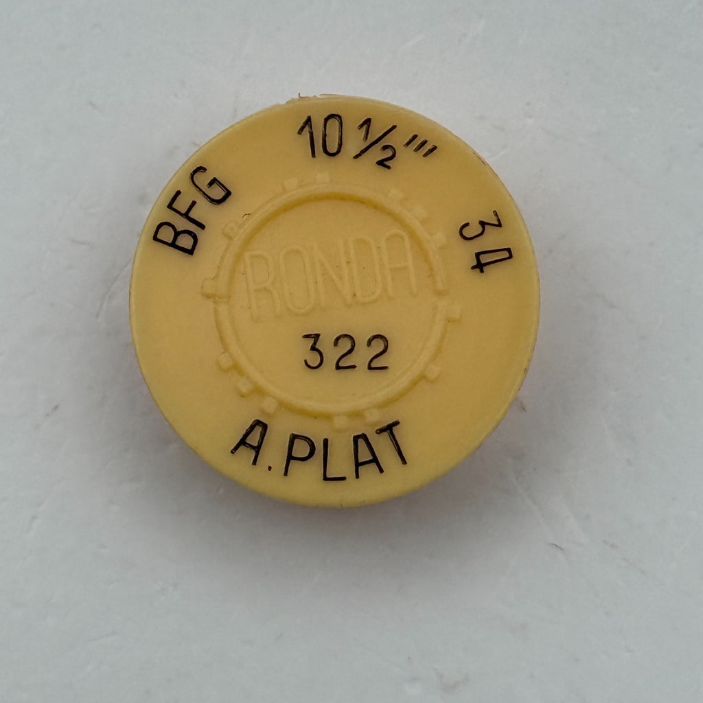BFG 34 Balance Wheel Complete And Spring 10½’’’ 322 Watch Movement Parts NOS