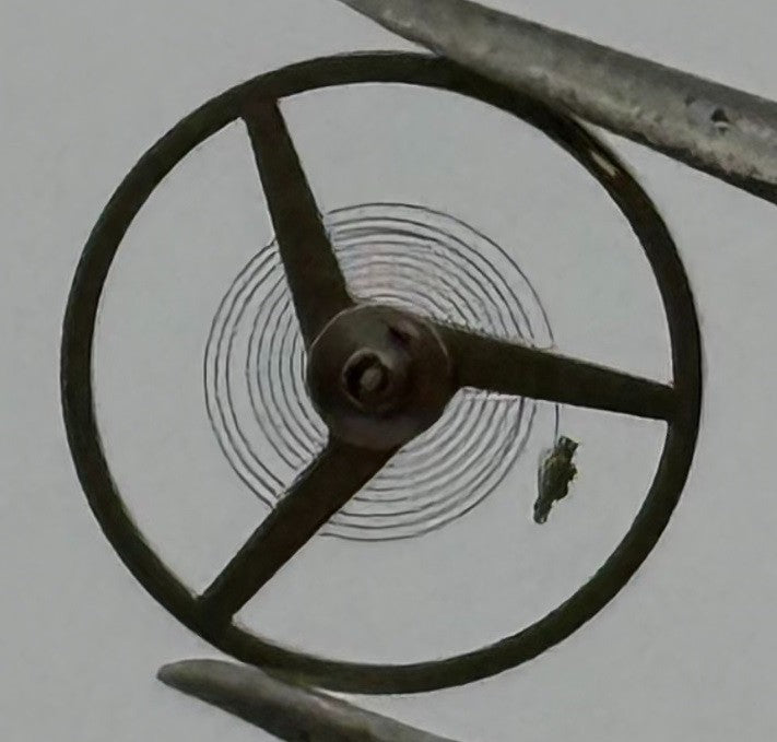 ETA 2512 Balance Wheel Complete And Spring Renata 1112 Watch Movement Parts NOS