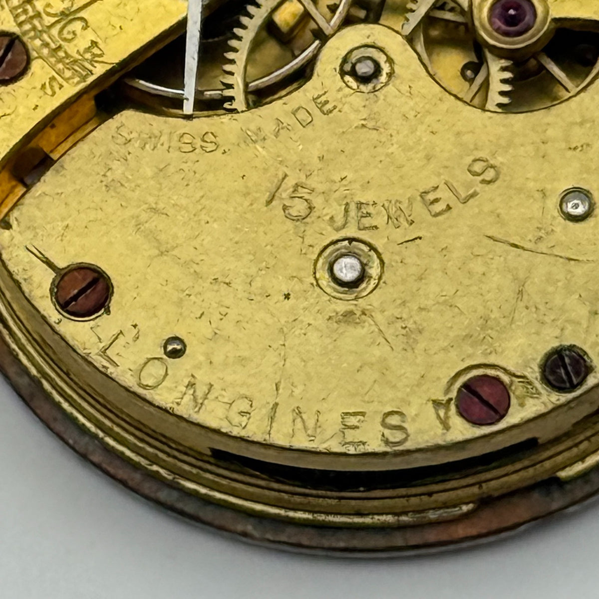 Longines 11.84N Trench Watch Movement - B&Co - For Parts / Repair - 25mm