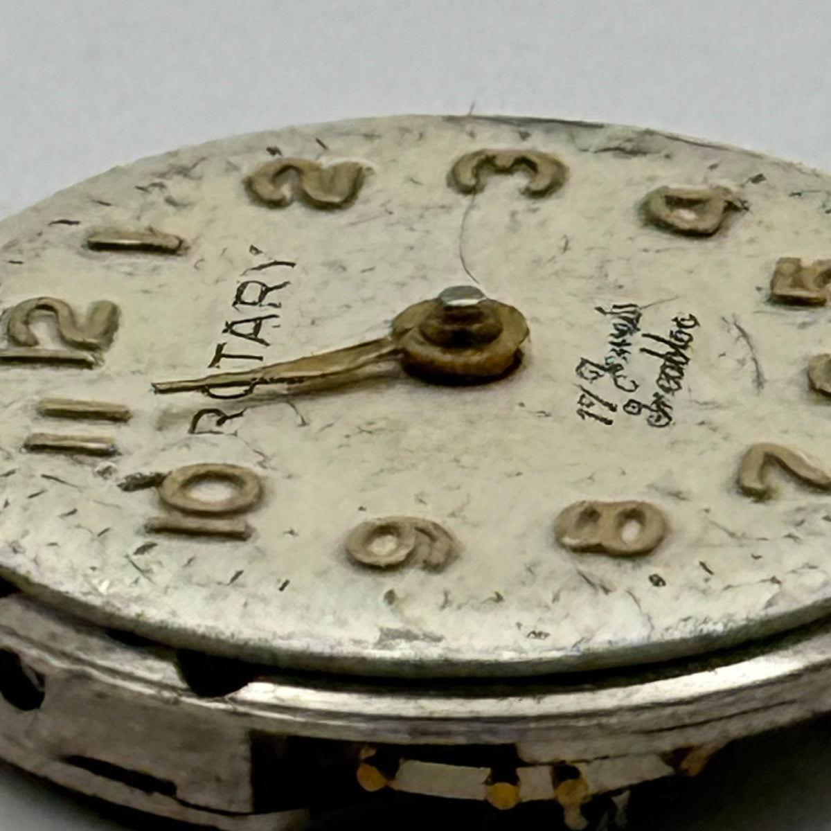 FHF 34 Watch Movement Rotary Ladies 17 Jewel Swiss Manual Wind Parts Repair 17mm