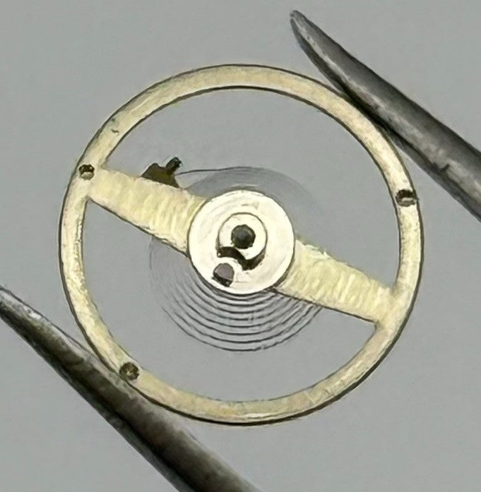 Ebosa 86 87 Balance Wheel Complete And Spring 8¾’’’ 1249 Watch Movement Parts