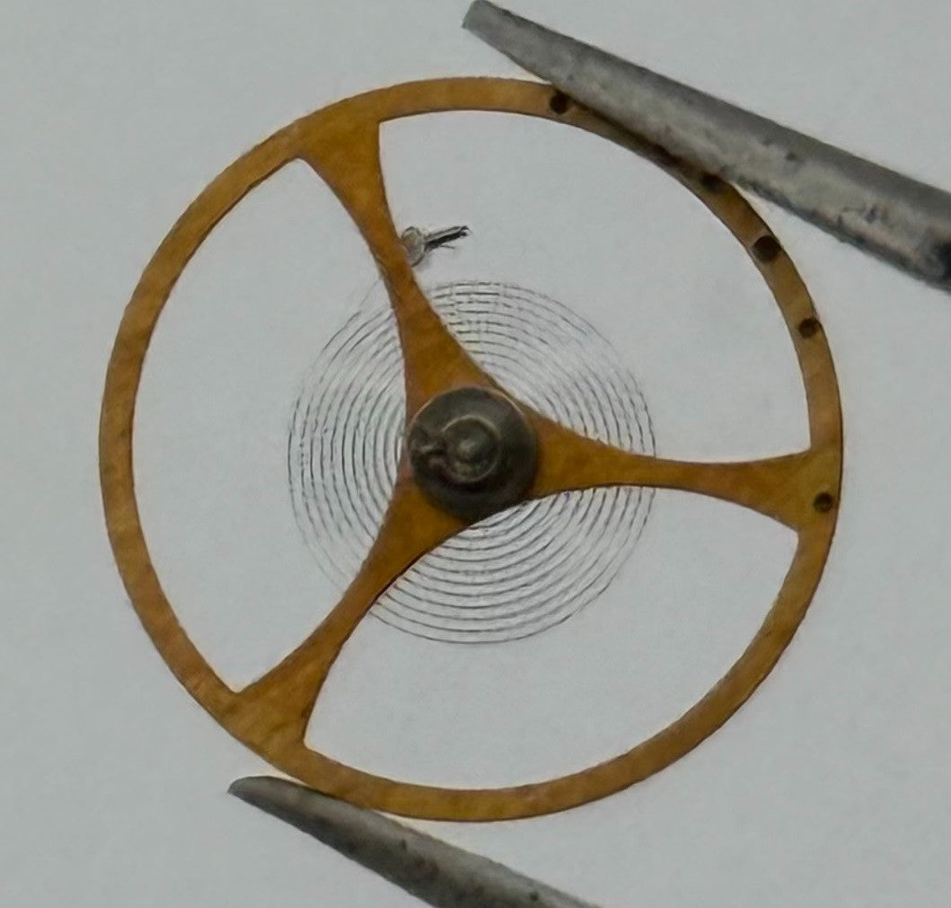 AS 1649 Balance Wheel Complete And Spring 11½’’’ 1563 Watch Movement Parts NOS