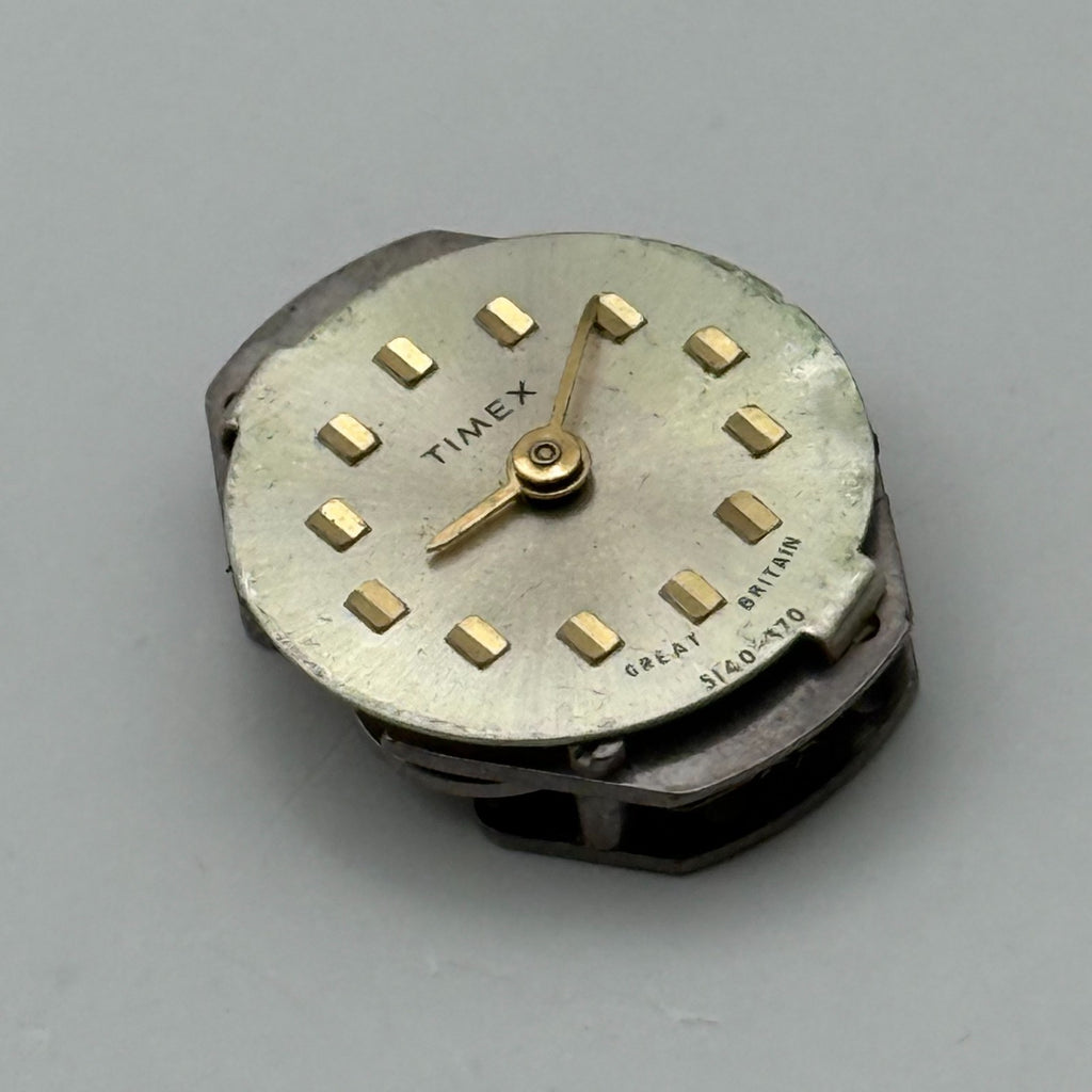 Timex 468 Watch Movement Great Britain Manual Wind Vintage Parts Repair 15.3mm