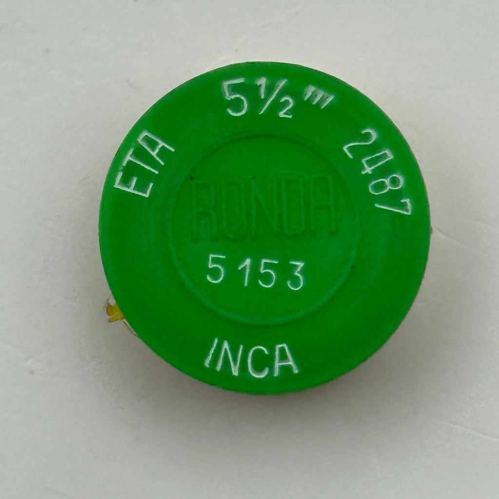 ETA 2487 Balance Wheel Complete And Spring 5½’’’ 5153 Watch Movement Parts NOS