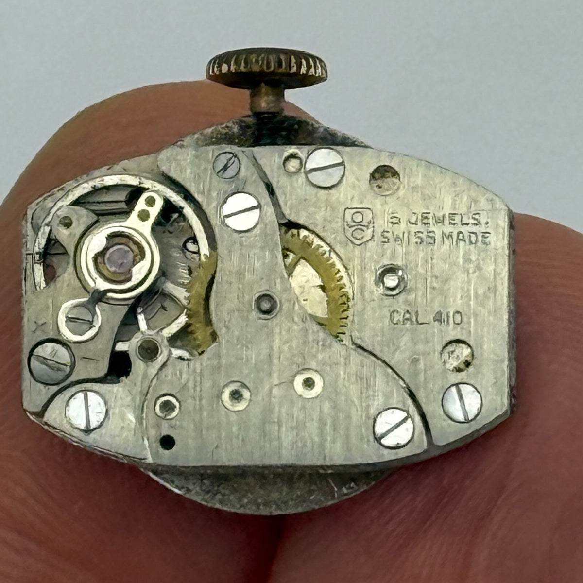 Oris Cal 410 Watch Movement Services Manual Wind Vintage Parts Repair 12.7mm