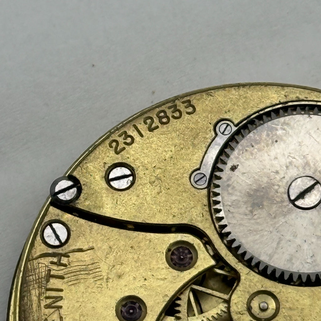 Zenith Pocket Watch Movement Sub Seconds Swiss Vintage Parts Repair 43.7mm