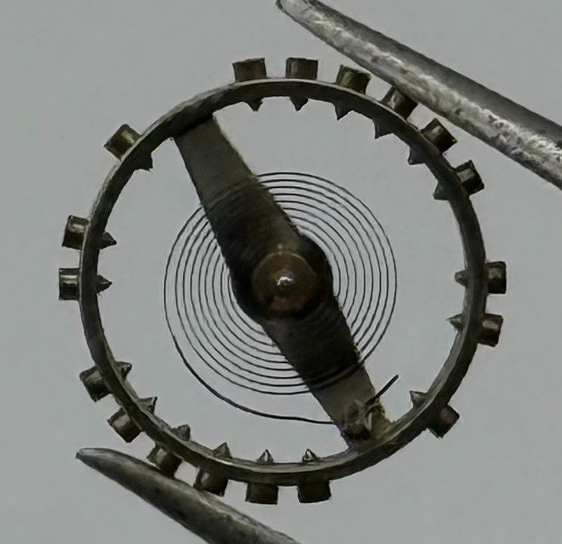 Peseux 220 Balance Wheel Complete And Spring 8¾’’’ 2007 Watch Movement Parts