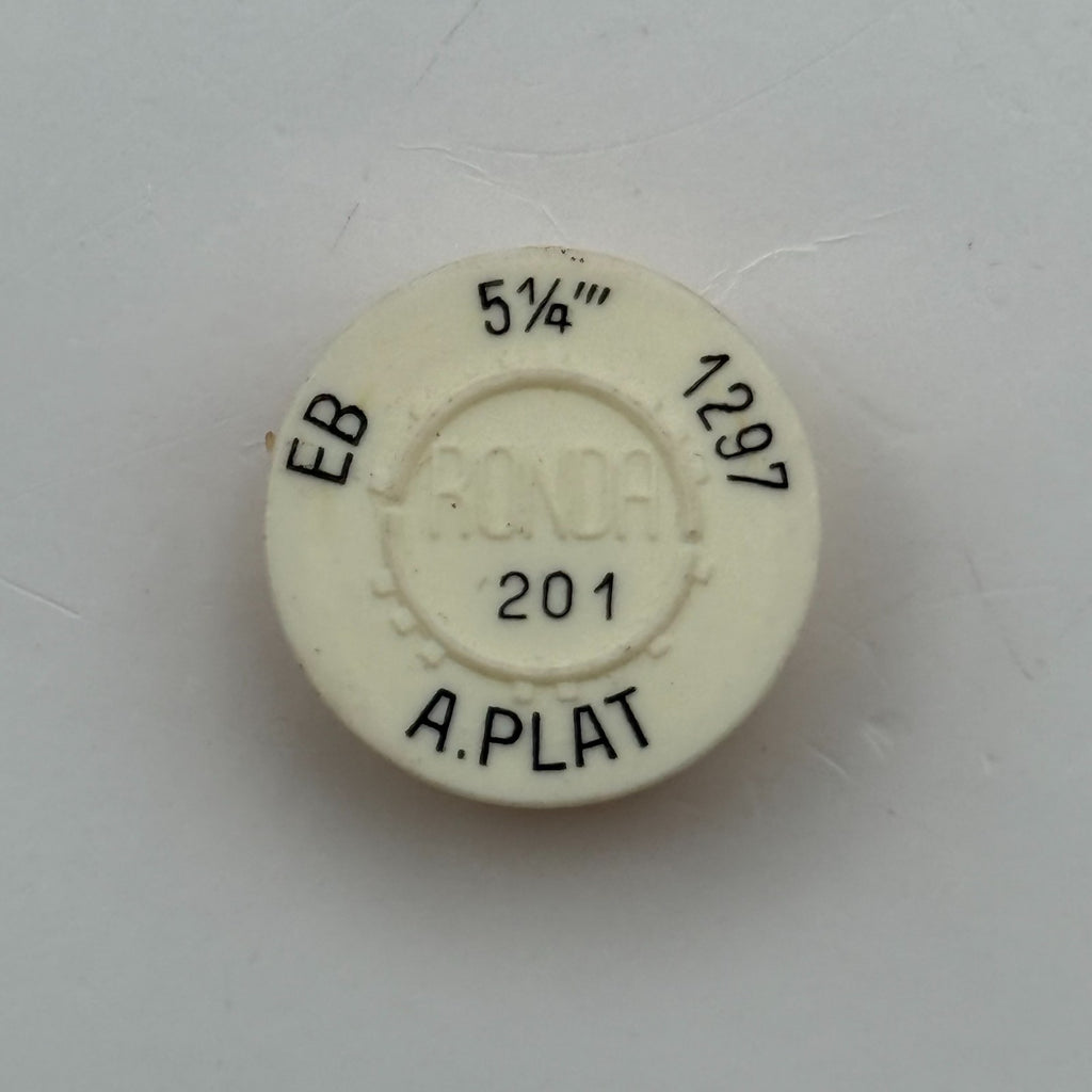 EB 1297 Balance Wheel Complete And Spring 5¼’’’ 201 Watch Movement Parts NOS