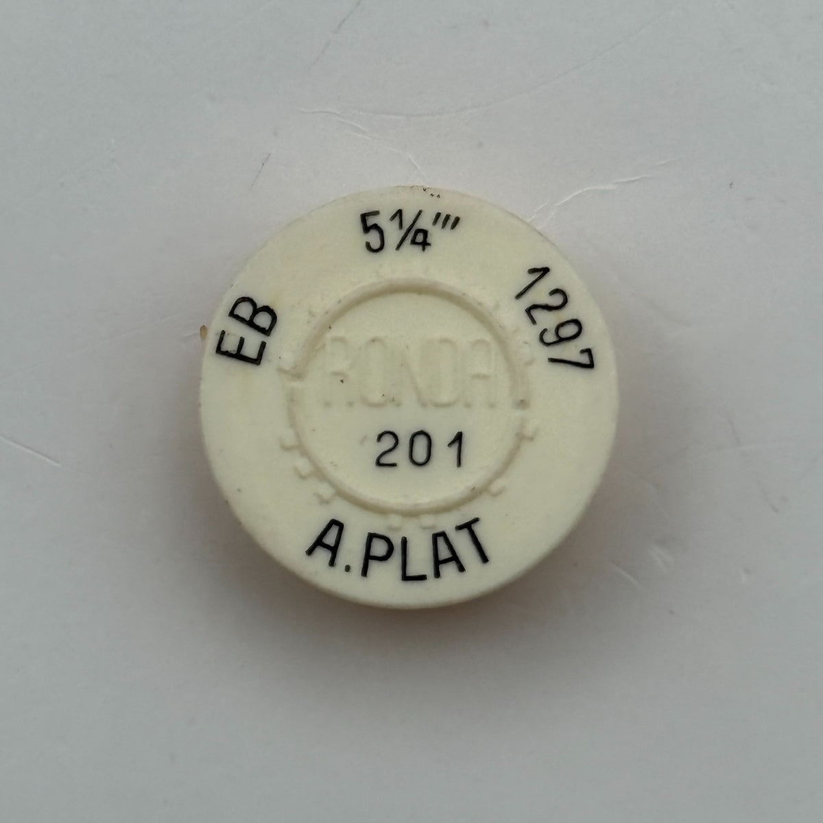 EB 1297 Balance Wheel Complete And Spring 5¼’’’ 201 Watch Movement Parts NOS