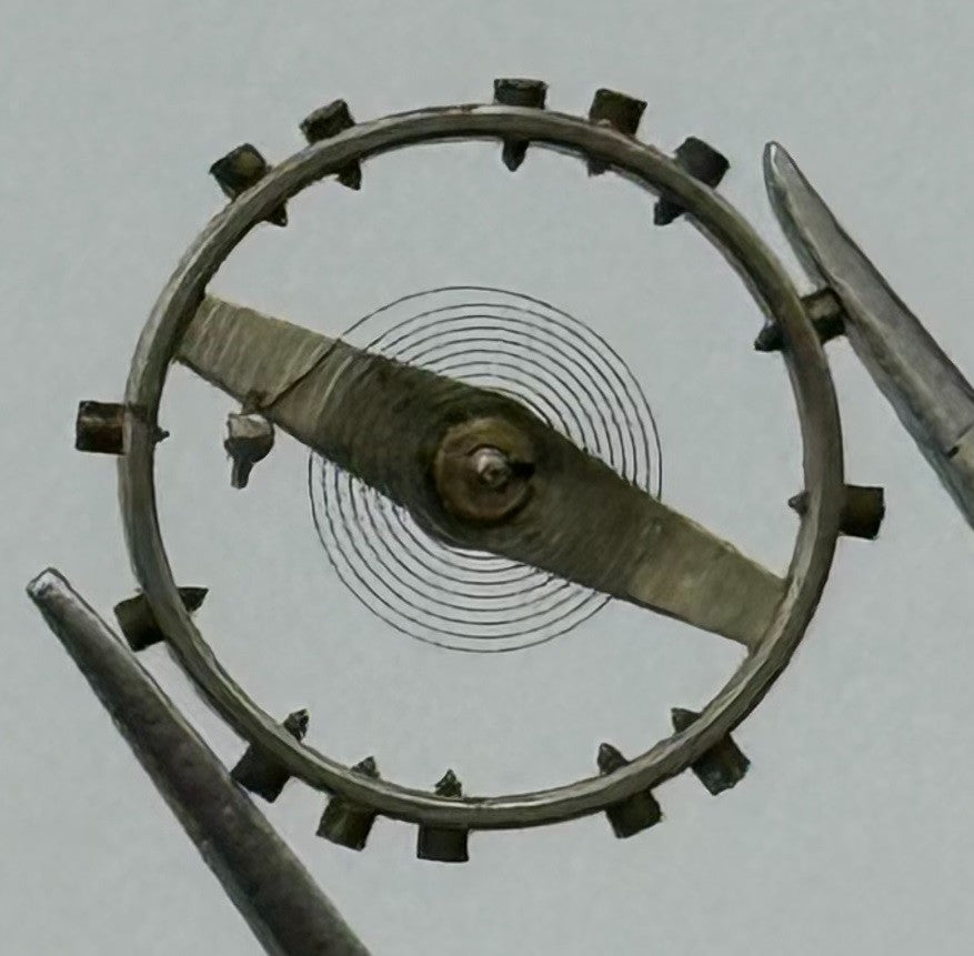 AS 984 Balance Wheel Complete And Spring 10½’’’ Renata 30 M Watch Movement Parts