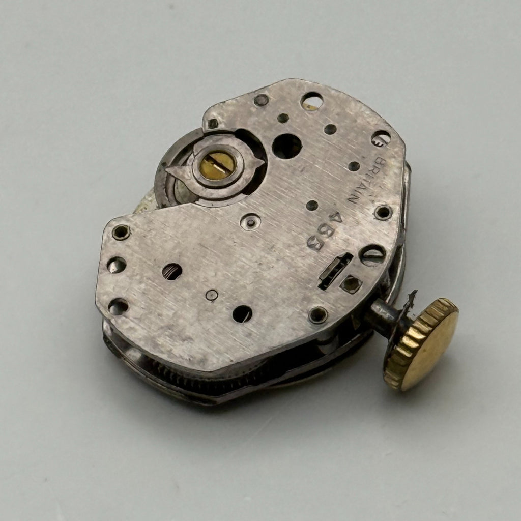 Timex 456 Watch Movement Great Britain Vintage Manual Wind Parts Repair 18mm