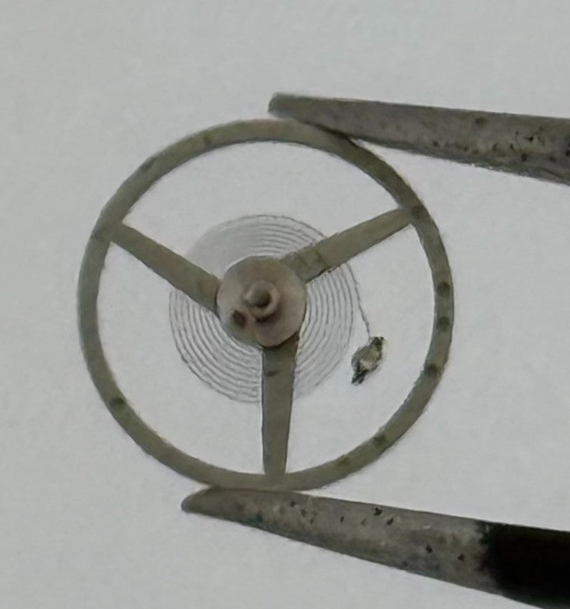ETA 2487 Balance Wheel Complete And Spring 5½’’’ 5153 Watch Movement Parts NOS