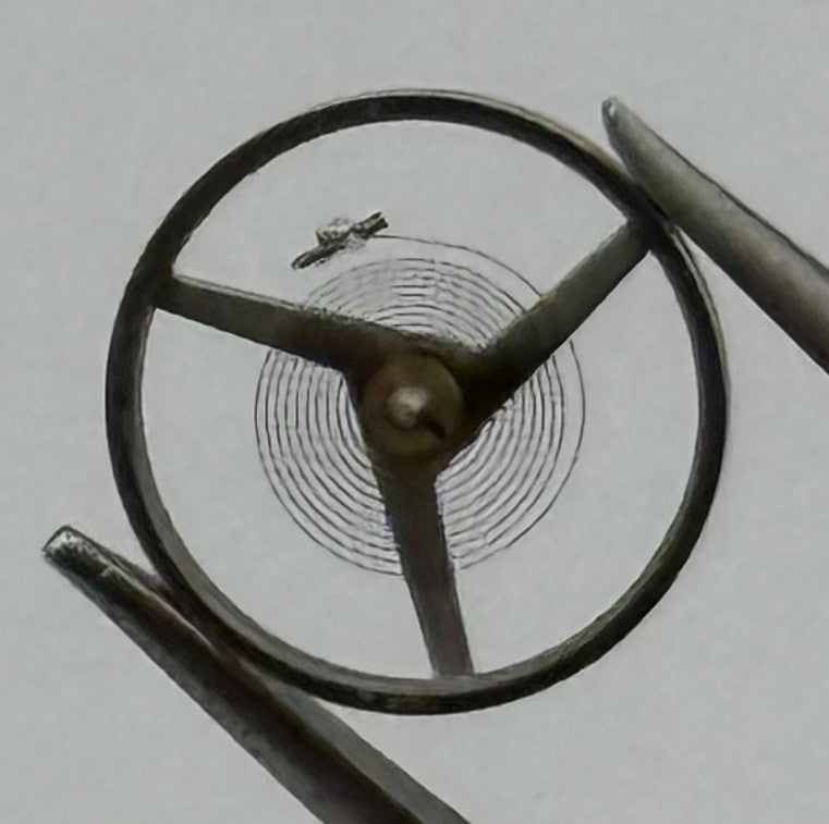 AS 1744 Balance Wheel Complete And Spring 7¾''' 1566 M Watch Movement Parts NOS