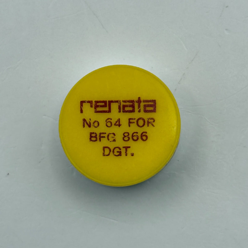 BFG 866 DGT Balance Wheel Complete And Spring Renata 64 Watch Movement Parts NOS