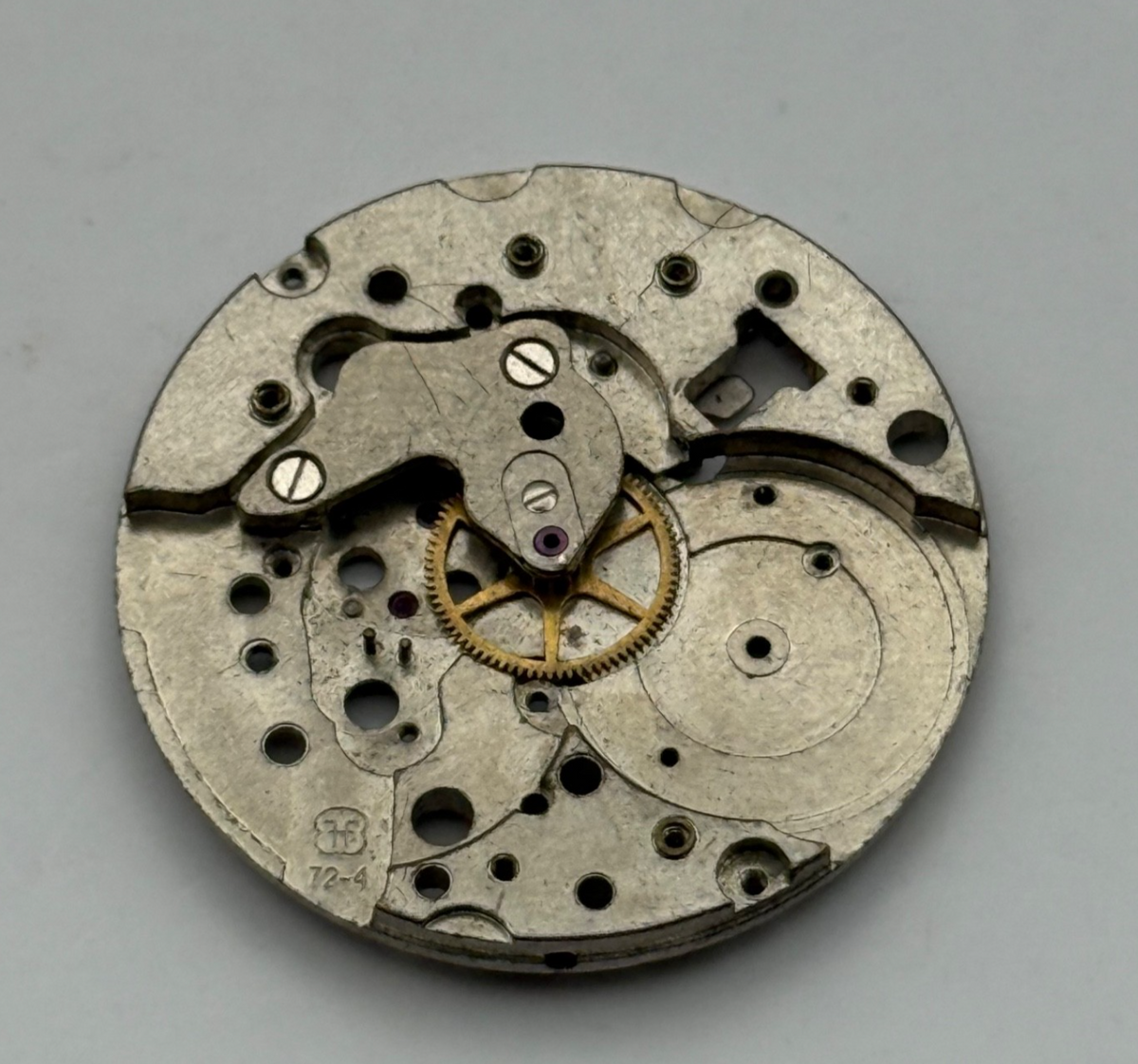 FHF 72-4 Watch Movement - For Parts / Repair - 25.9mm