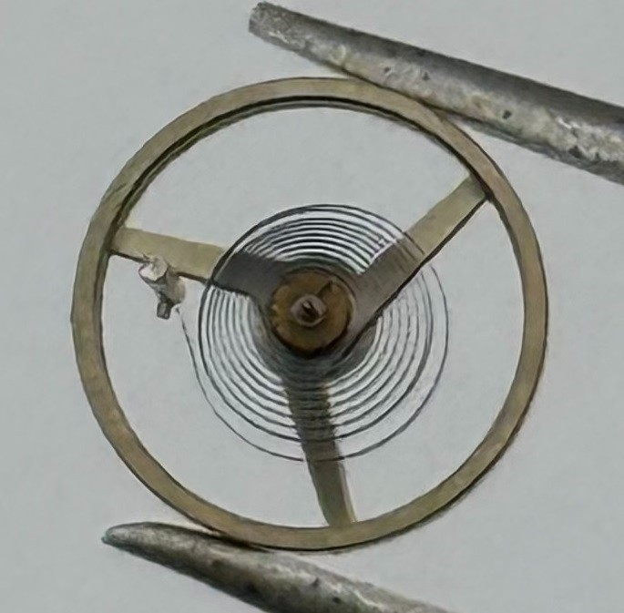 AS 1677 Balance Wheel Complete And Spring Renata 1224 M Watch Movement Parts NOS