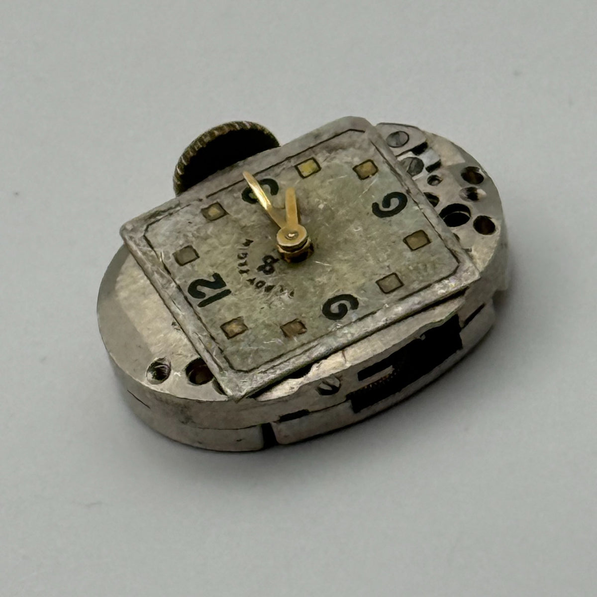 Lady Elgin 650 Watch Movement 19 Jewels U.S.A. Manual Wind Parts Repair 12.7mm
