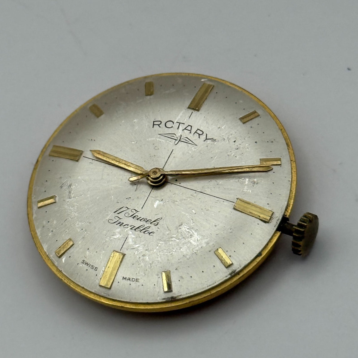 AS 1795 Watch Movement - A. Schild 1795 Rotary - For Parts / Repair - 30.6mm