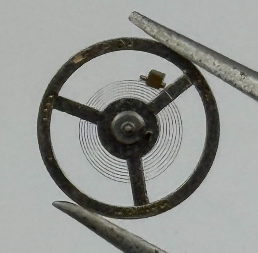 Rego 311 Balance Wheel Complete And Spring 8¾’’’ 706 Watch Movement Parts NOS