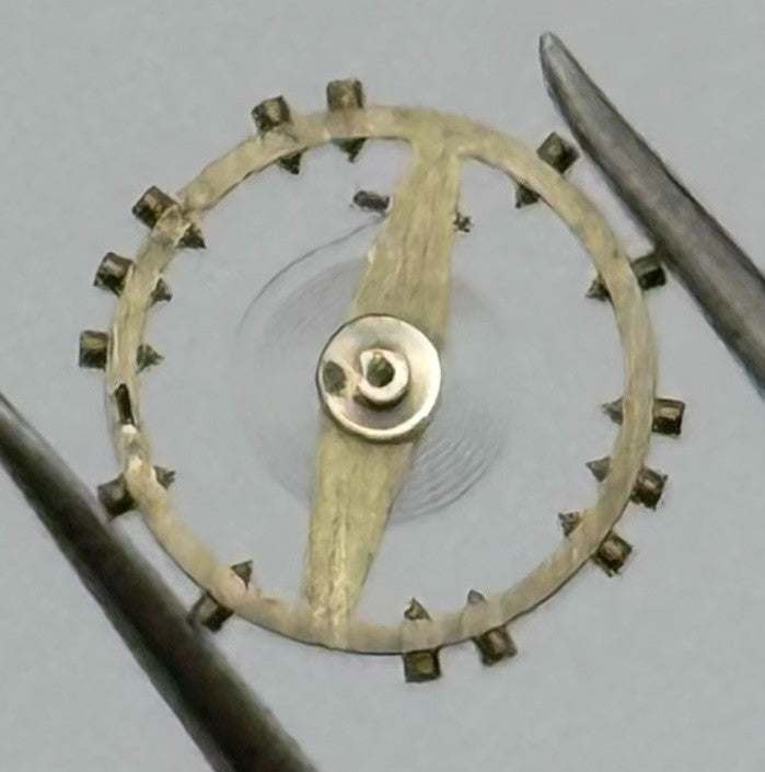 ETA 2410 Balance Wheel Complete And Spring 6¾’’’ 1059 M Watch Movement Parts NOS