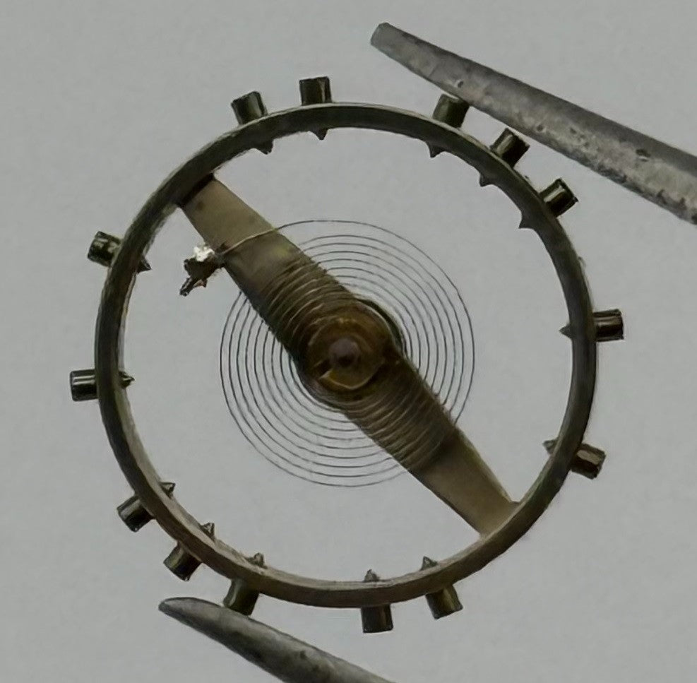 AS 1200 Balance Wheel Complete And Spring 10½’’’ 43 Watch Movement Parts NOS