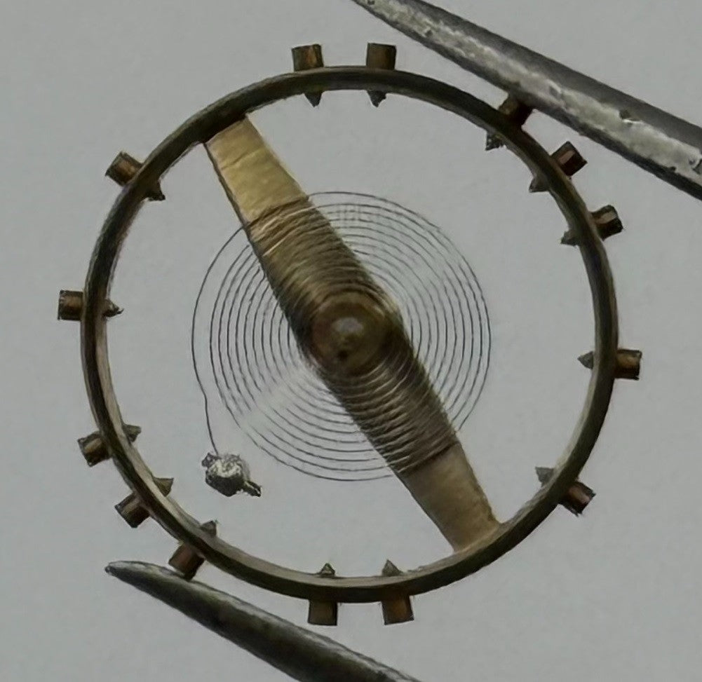 Felsa 4000 Balance Wheel Complete And Spring Renata 965 Watch Movement Parts NOS