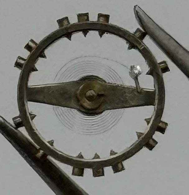 AS 1234 Balance Wheel Complete And Spring 5’’’ 544 M Watch Movement Parts NOS