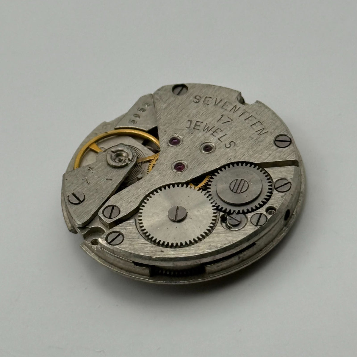 Soviet Watch Movement 17 Jewels Manual Wind Parts Repair 26.5mm
