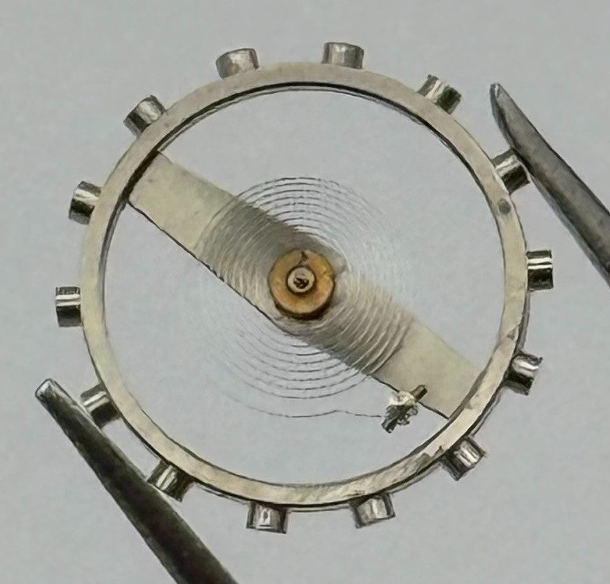 EB 1197 Balance Wheel Complete And Spring 10½’’’ 103 M Watch Movement Parts NOS