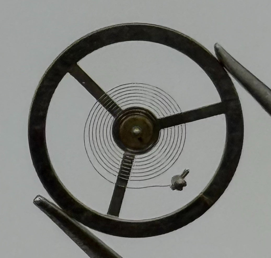 EB 9021 Balance Wheel Complete And Spring 10½’’’ 1253 Watch Movement Parts NOS