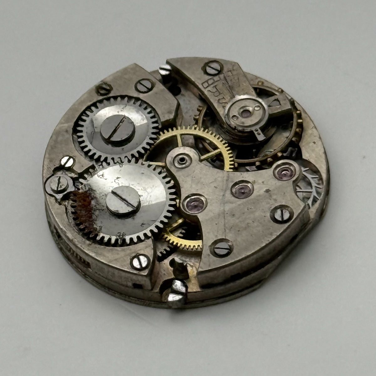 Unidentified 803 Watch Movement Manual Wind Vintage Parts Repair 23.2mm
