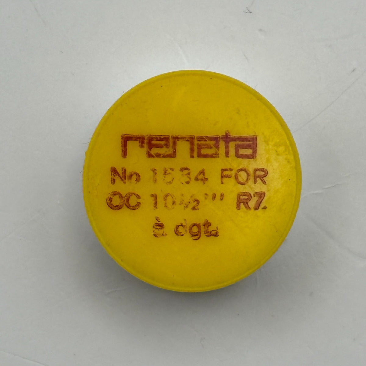 OC R7 Balance Wheel Complete And Spring 10½’’’ 1534 Watch Movement Parts NOS