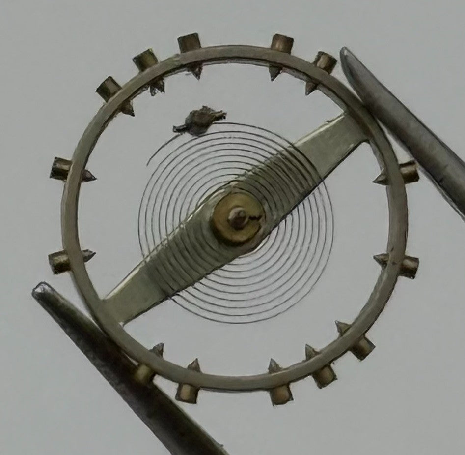 Lorsa P62 P75 Balance Wheel Complete And Spring Renata 1282 Watch Movement Parts