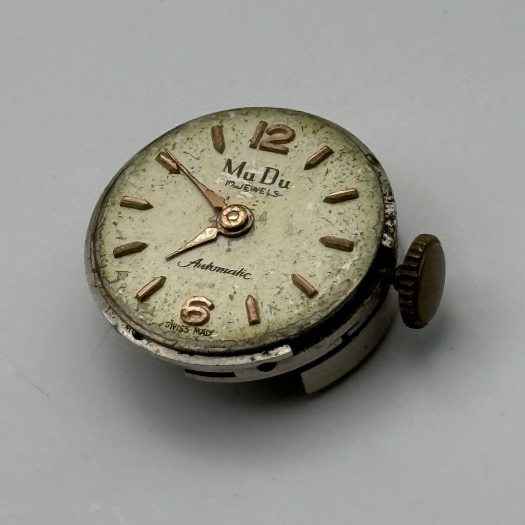 AS 1477 Watch Movement A. Schild MuDu 17J Swiss Automatic Parts Repair 16.3mm