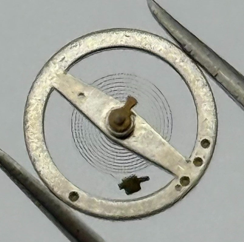 Roseba 50 Balance Wheel Complete And Spring 10½’’’ 2977 Watch Movement Parts NOS