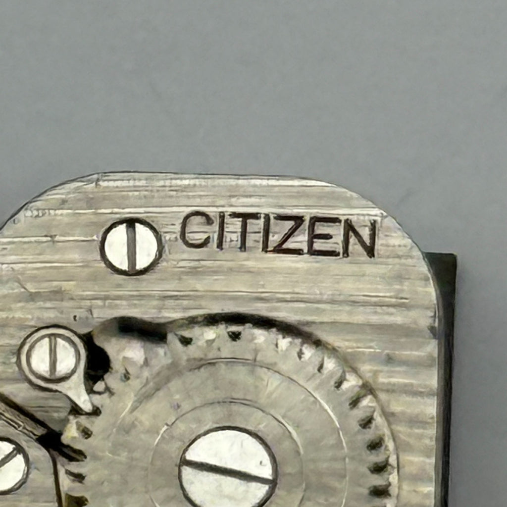 Citizen 9407 Parashock Baguette Watch Movement - For Parts / Repair - 10.2mm