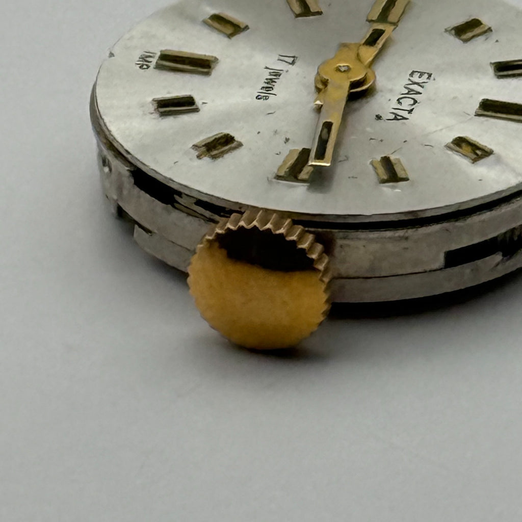 Exacta IMP Soviet Watch Movement 17 Jewels Vintage Parts Repair 15.9mm