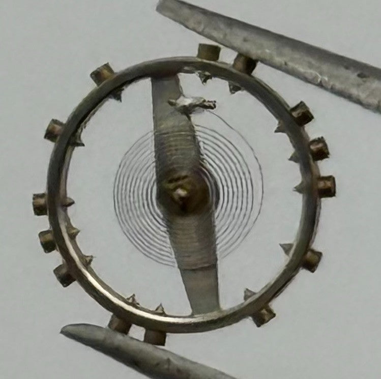 Felsa 4062 Balance Wheel Complete And Spring 6¾’’’ 4741 Watch Movement Parts NOS